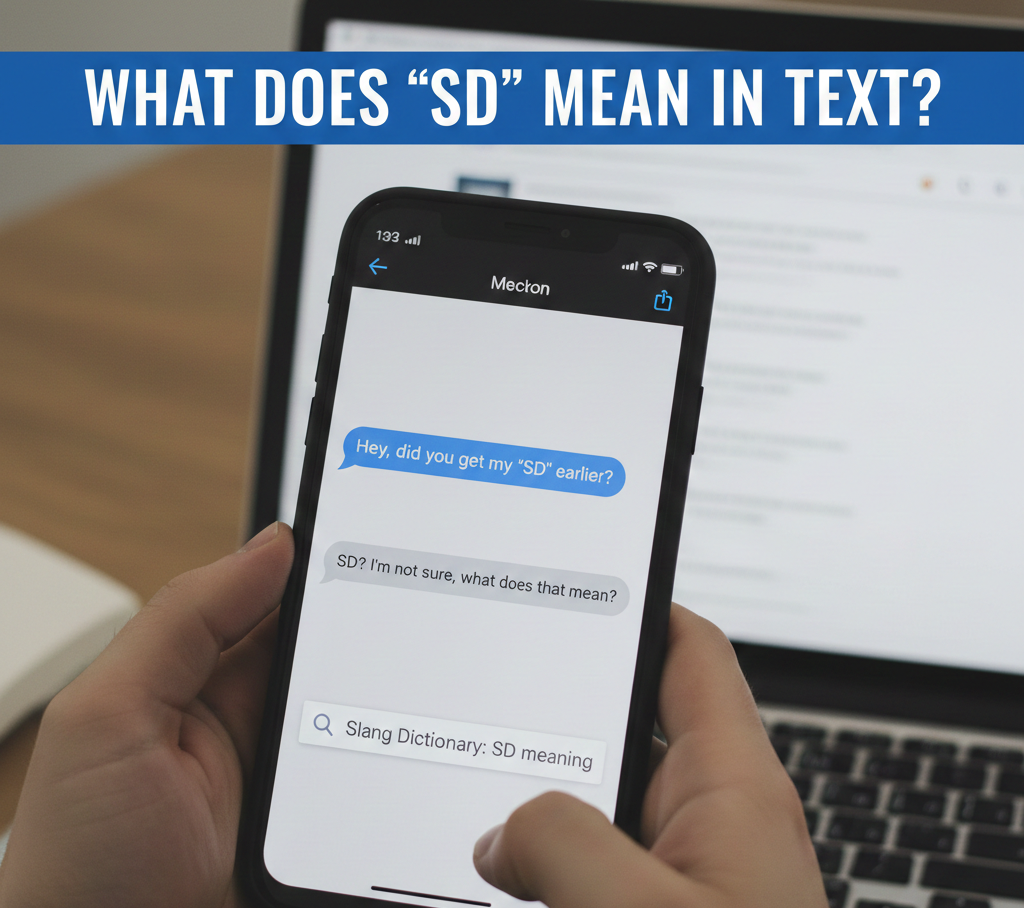 What Does "SD" Mean in Text? Understanding This Popular Acronym