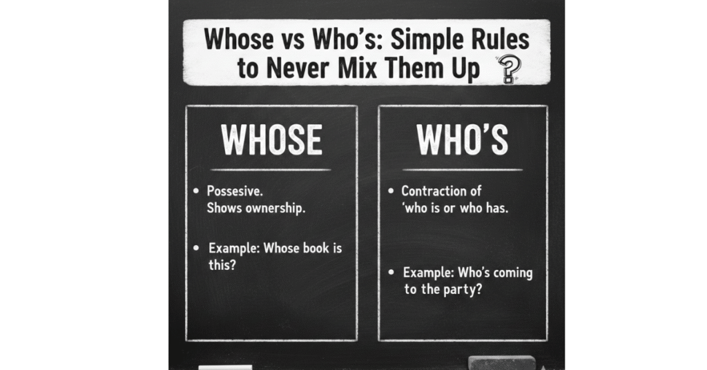 Whose vs Who’s: Simple Rules to Never Mix Them Up