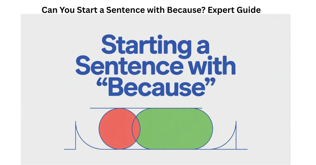Can You Start a Sentence with Because? Expert Guide
