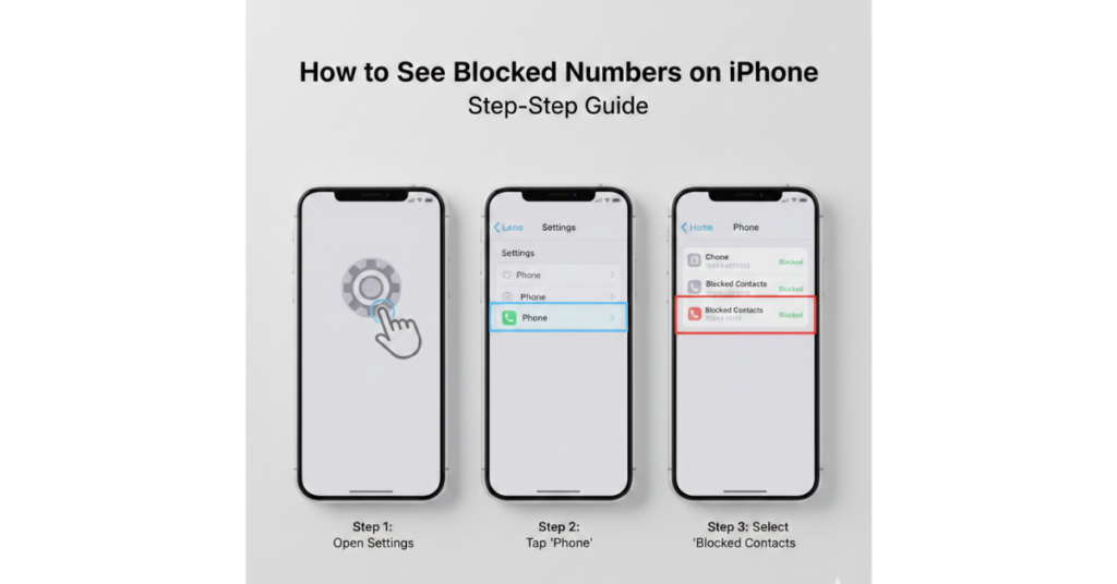 How to See Blocked Numbers on iPhone Step-by-Step Guide