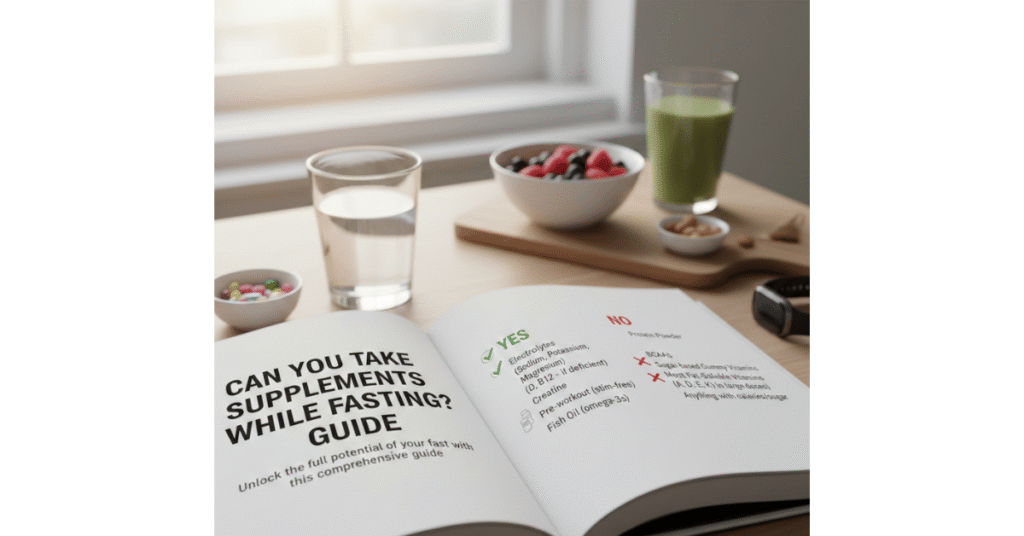Can You Take Supplements While Fasting? Guide