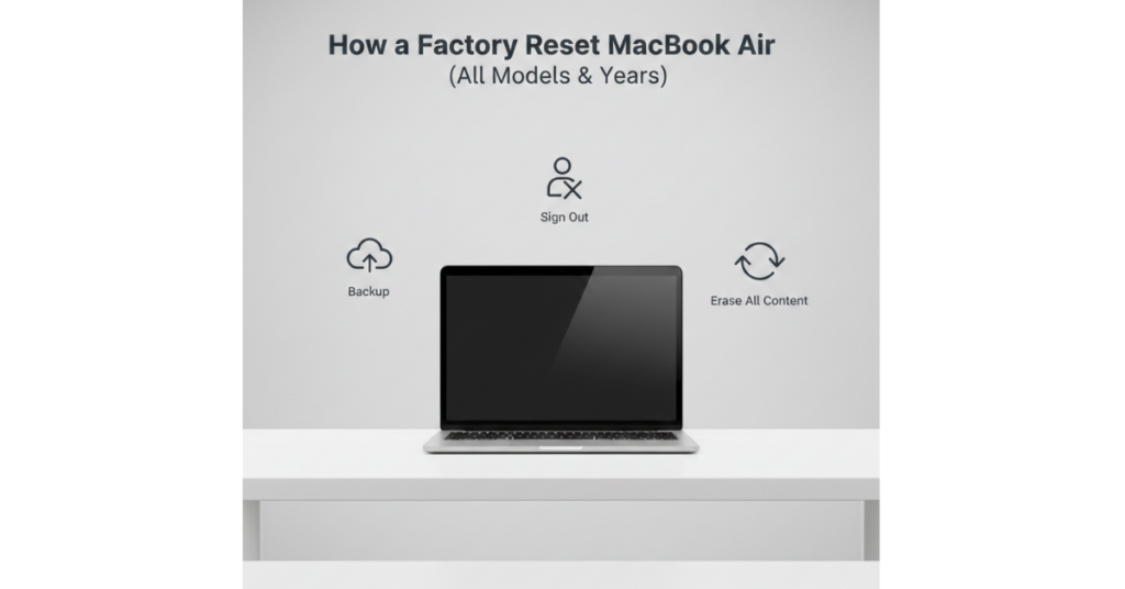 How to Factory Reset MacBook Air All Models & Years